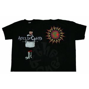 ALICE IN CHAINS – Check My Brain – American Rock Band T-Shirt 2 Sided